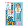 Melissa & Doug Drvene magnetsko oblačenje za lutku