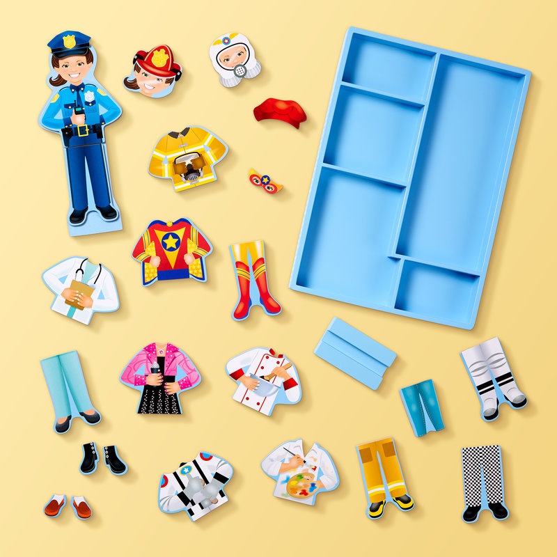 Melissa & Doug Drvene magnetsko oblačenje za lutku