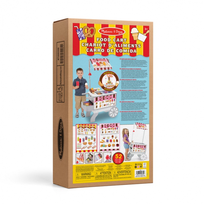 Melissa & Doug Drvene prodajni kolica s osvježenjem i sladoledom