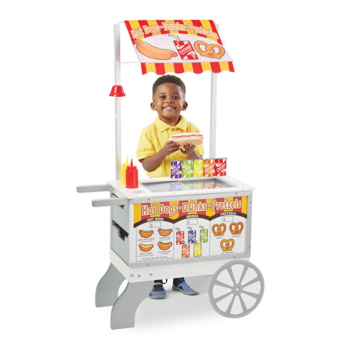 Melissa & Doug Drvene prodajni kolica s osvježenjem i sladoledom