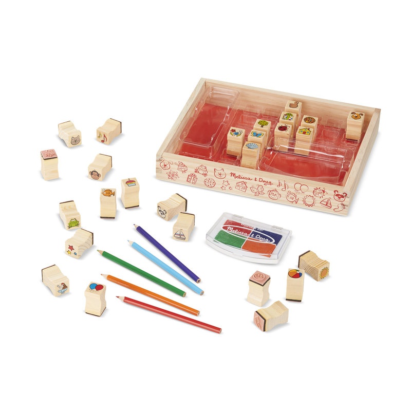 Melissa & Doug Drvene pečati omiljeni motivi 26 komada