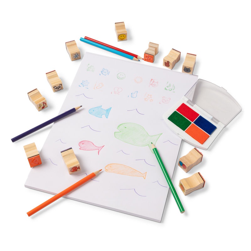 Melissa & Doug Drvene pečati omiljeni motivi 26 komada