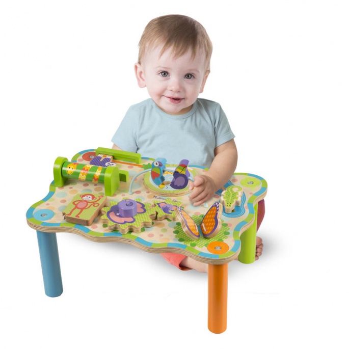 Melissa & Doug Interaktivni Drvene stol džungle