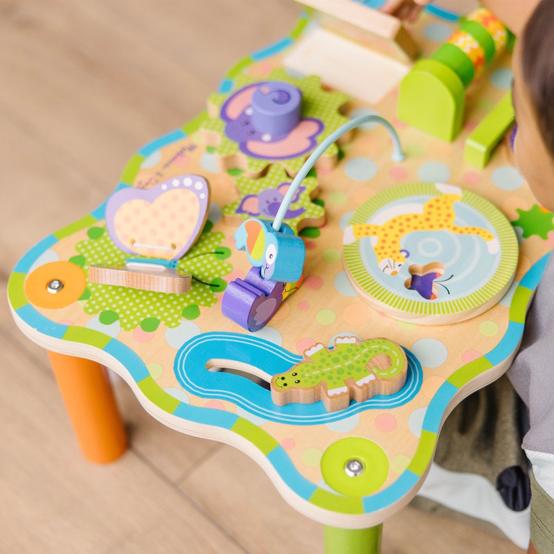 Melissa & Doug Interaktivni Drvene stol džungle