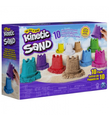 Kinetic Sand kalup za dvorac s pijeskom 10 komada u pakiranju