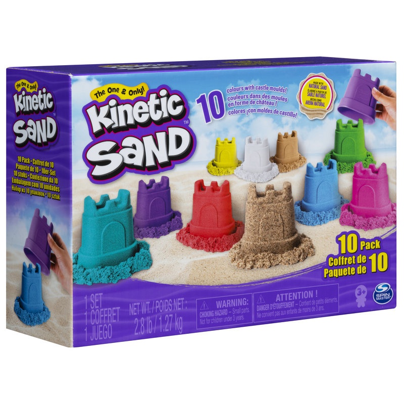 Kinetic Sand kalup za dvorac s pijeskom 10 komada u pakiranju