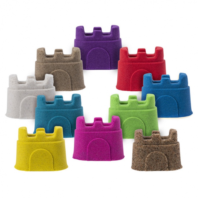 Kinetic Sand kalup za dvorac s pijeskom 10 komada u pakiranju