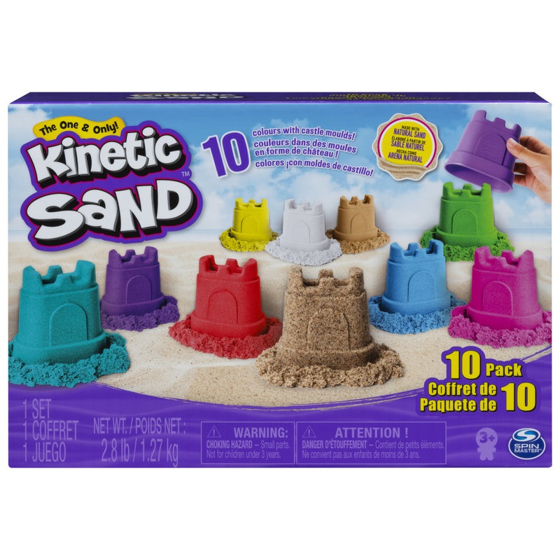 Kinetic Sand kalup za dvorac s pijeskom 10 komada u pakiranju