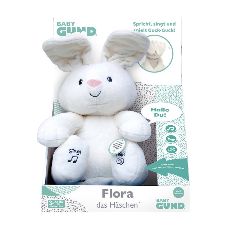 Gund Flora Interaktivni plišana zečica
