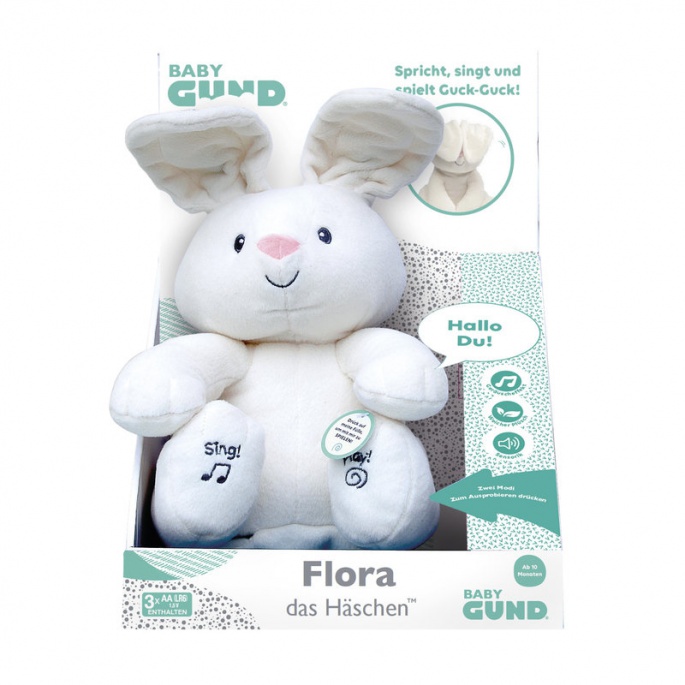 Gund Flora Interaktivni plišana zečica