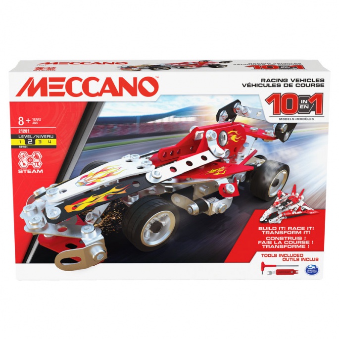 Meccano modeli trkaćih vozila 10u1