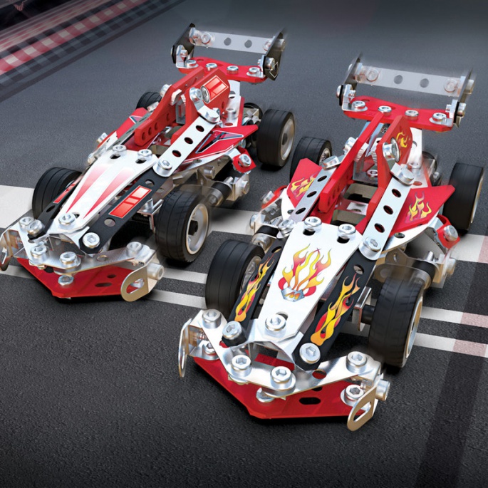 Meccano modeli trkaćih vozila 10u1