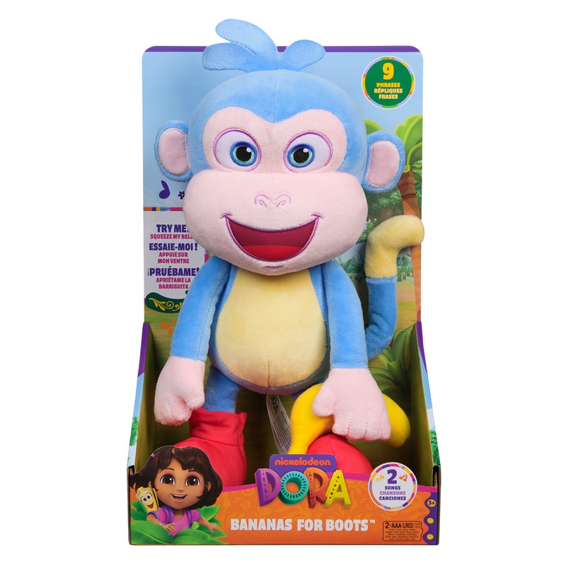 Dora Interaktivni plišana igračka Boots s bananom 33 cm