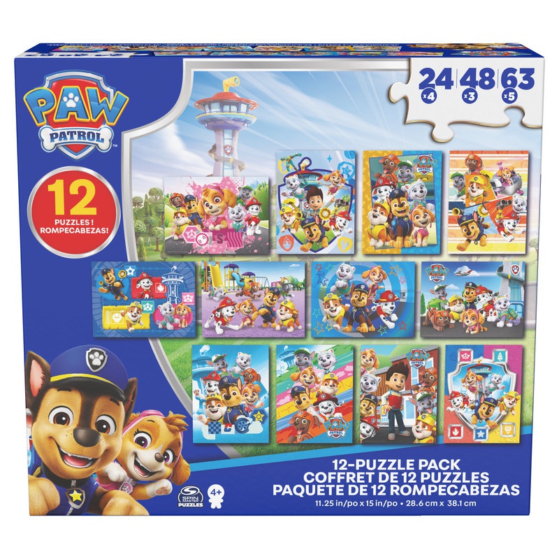 Spin Master Games Sada puzzle 12u1 Psići u ophodnji