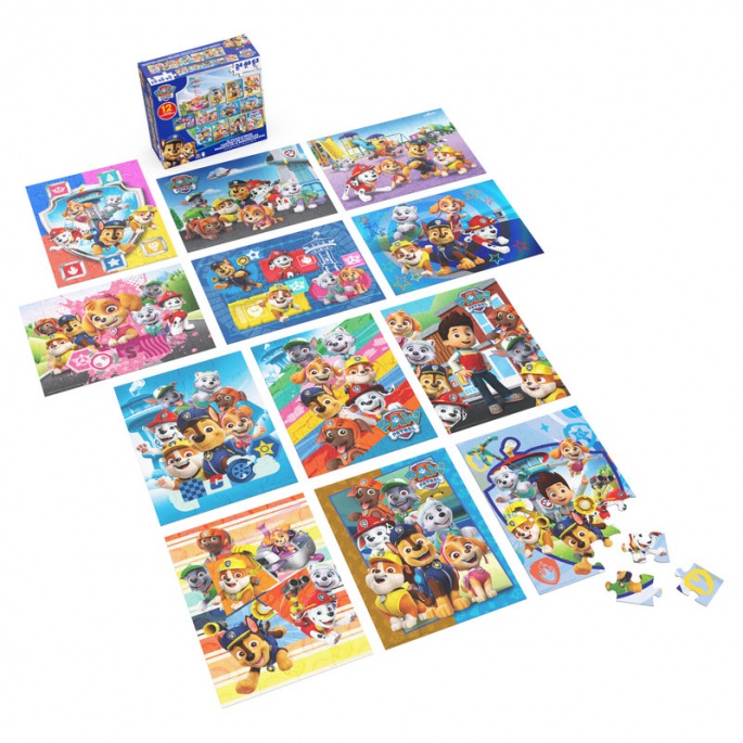 Spin Master Games Sada puzzle 12u1 Psići u ophodnji