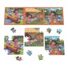 Spin Master Games Sada 3 magnetske puzzle Psići u ophodnji