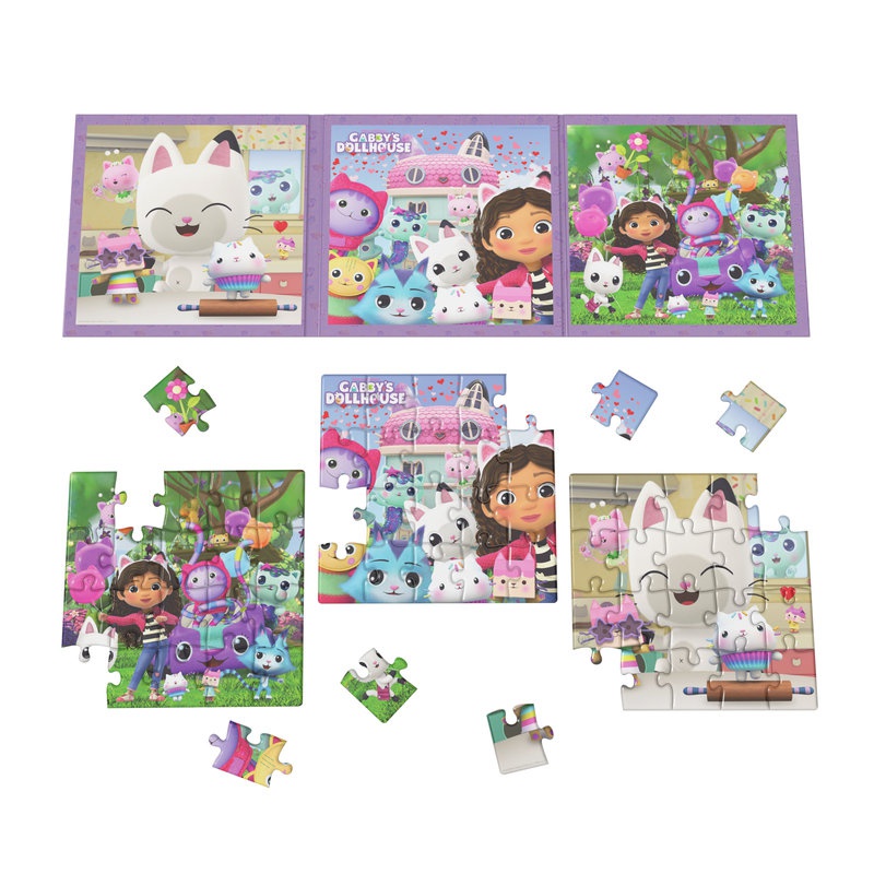 Spin Master Games Sada 3 magnetske slagalice Gabina kuća lutaka