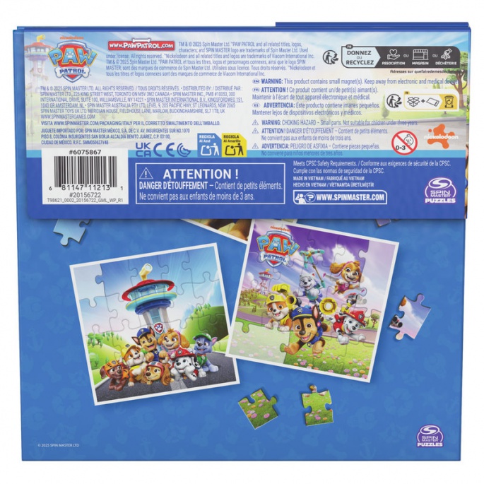Spin Master Games Sada 3 magnetske slagalice Dora