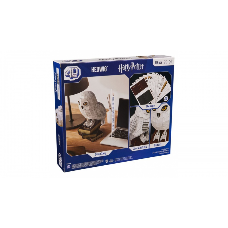 AKCIJA: Puzzle Harry Potter Hedviga na stalku 3D + puzzle figura Harry Potter 3D BESPLATNO