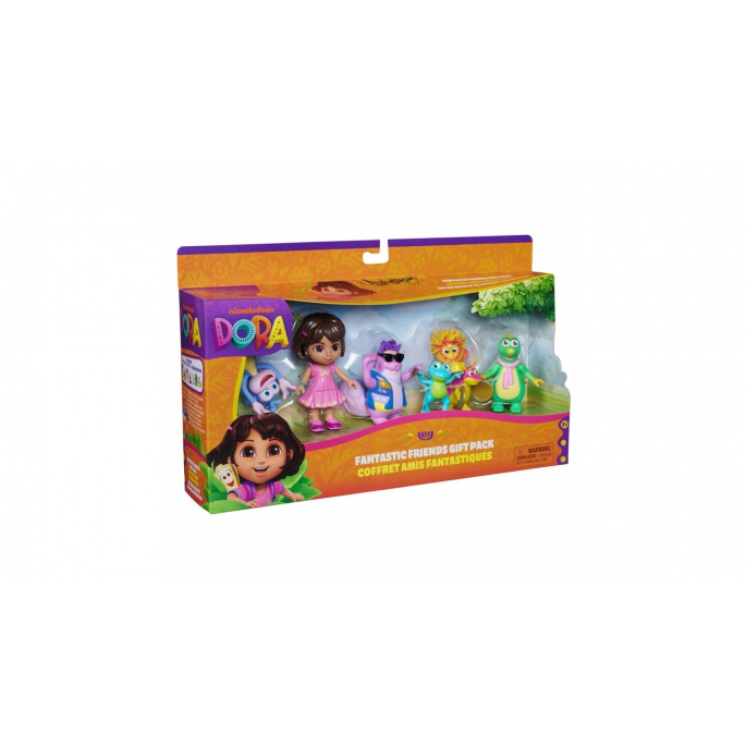 AKCIJA: Dora interaktivni plišani lik Boots s bananom 33 cm + višepakiranje figura BESPLATNO