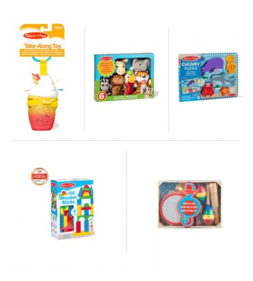 Povoljni set: Melissa & Doug Baby maxi set - 5 proizvoda s popustom od 25 %