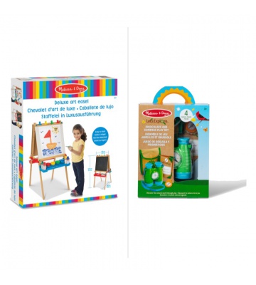 AKCIJA: Melissa & Doug dvostrani slikarski stalak + dalekozor s kompasom BESPLATNO