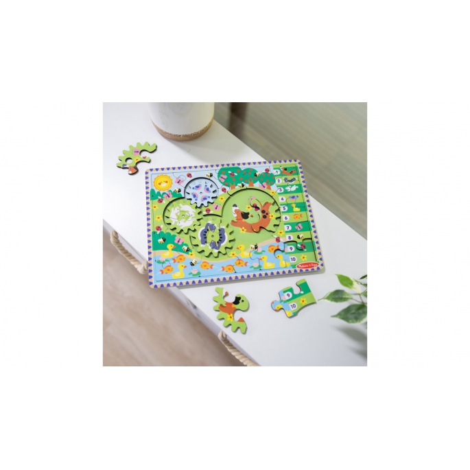 AKCIJA: Melissa & Doug interaktivni stol džungle + dalekozor s kompasom + puzzle BESPLATNO