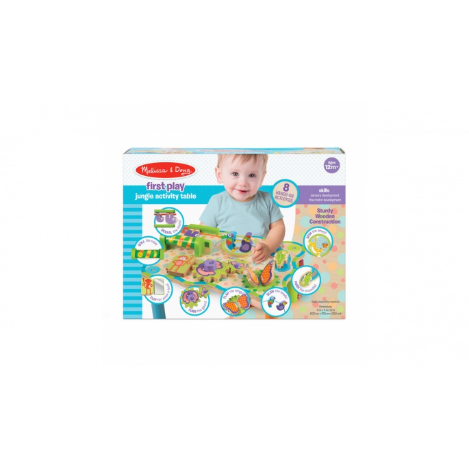 AKCIJA: Melissa & Doug interaktivni stol džungle + dalekozor s kompasom + puzzle BESPLATNO