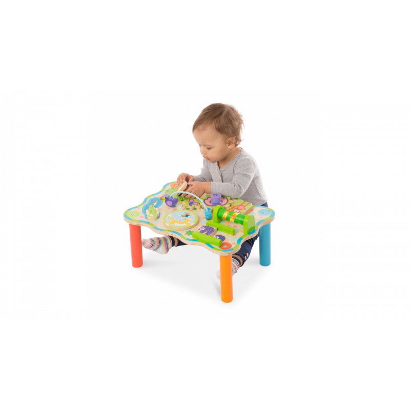 AKCIJA: Melissa & Doug interaktivni stol džungle + dalekozor s kompasom + puzzle BESPLATNO