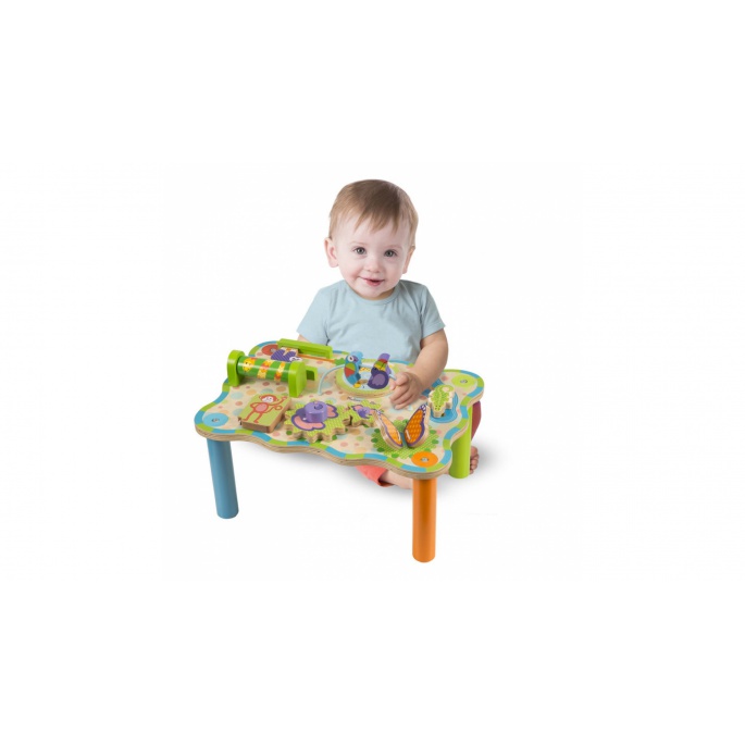 AKCIJA: Melissa & Doug interaktivni stol džungle + dalekozor s kompasom + puzzle BESPLATNO