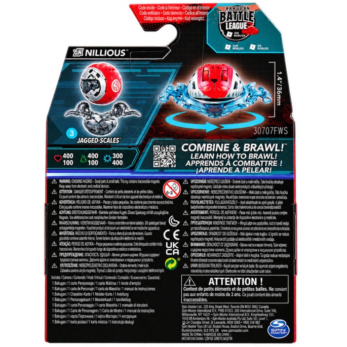Bakugan poseban napad s6 Nillious Red