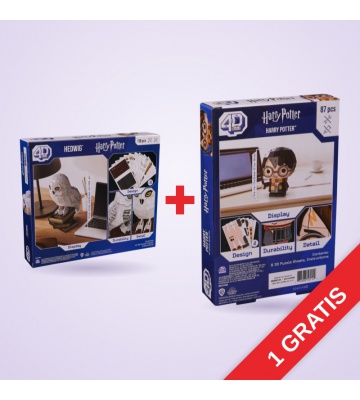 AKCIJA: Puzzle Harry Potter Hedviga na stalku 3D + puzzle figura Harry Potter 3D BESPLATNO