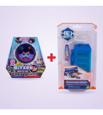 Povoljni set: Bitzee interaktivni hrčak + Hex Bots Nano s kukcem s popustom 25 %