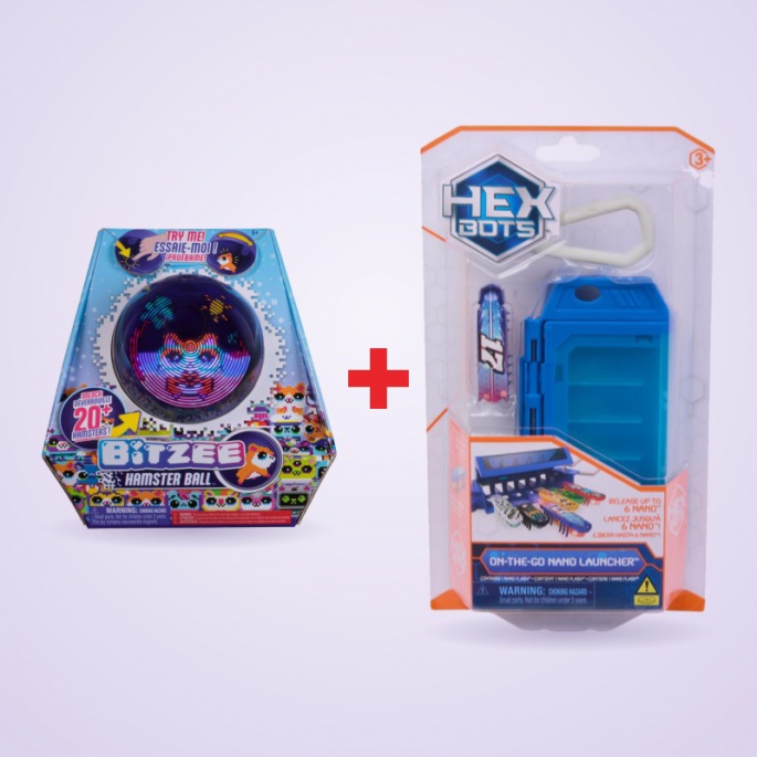Povoljni set: Bitzee interaktivni hrčak + Hex Bots Nano s kukcem s popustom 25 %