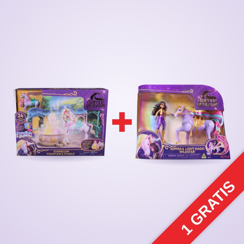 AKCIJA: Akademija za jednoroge velika sklopiva štala + figure Sophia i Wildstar BESPLATNO