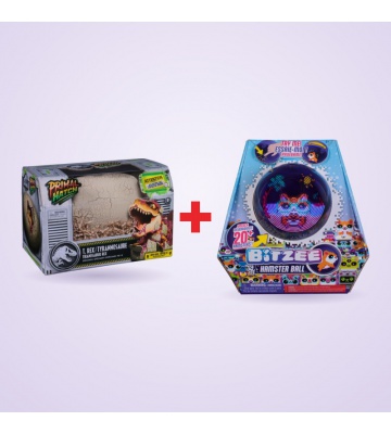 Povoljni set: Primal Hatch Dino interaktivni T-Rex + Bitzee hrčak u kugli s popustom od 25 %