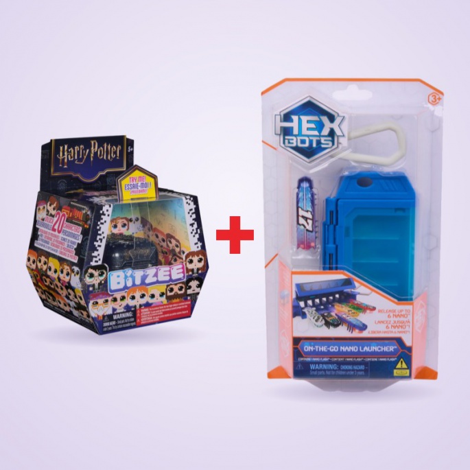 Povoljni set: Bitzee Harry Potter + Hex Bots Nano lansirni uređaj s popustom od 25 %