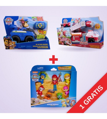 AKCIJA: Psići u ophodnji vozilo Chase + interaktivno vatrogasno vozilo + figure GRATIS
