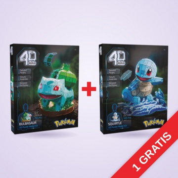 AKCIJA: Puzzle Pokémon Bulbasaur 3D + Puzzle Pokémon Squirtle 3D BESPLATNO