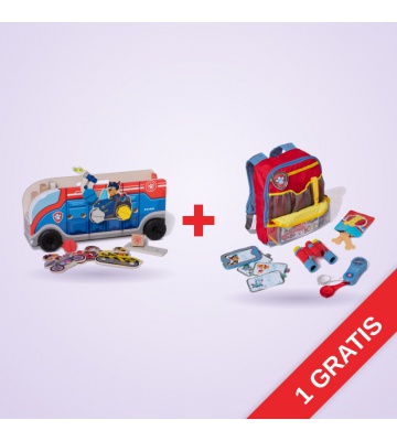 AKCIJA: Melissa & Doug drveno vozilo za spašavanje Psići u ophodnji + ruksak s dodacima GRATIS