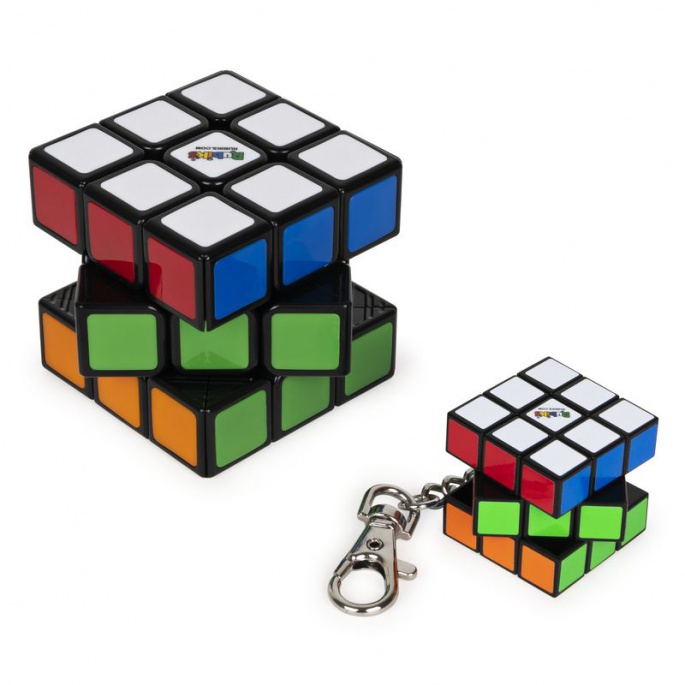 Rubikova kocka set klasik 3x3 + privjesak