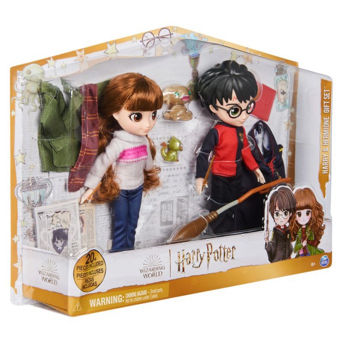 Harry Potter dvostruko pakiranje figurica Harry & Hermiona 20 cm