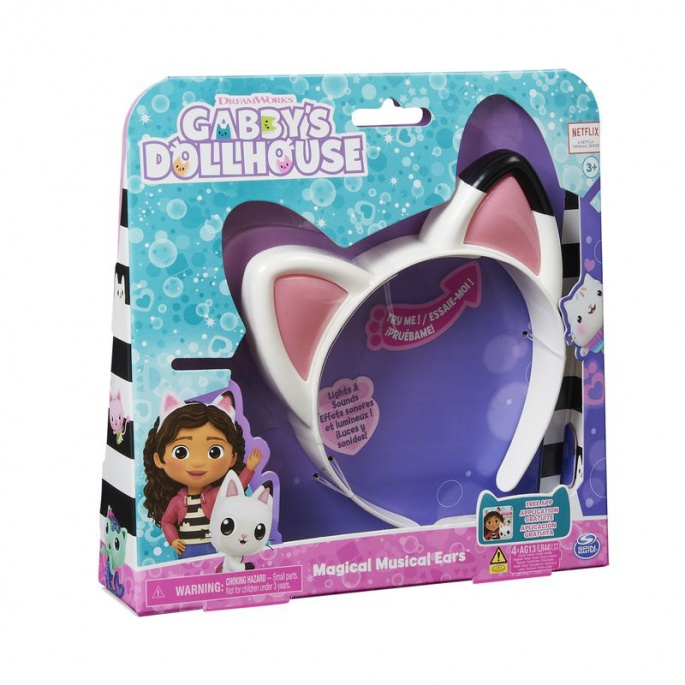 Mačje uši Gabby’s dollhouse koje se igraju