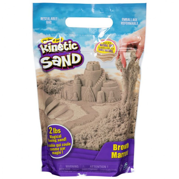 Kinetic Sand smeđi pijesak 0,9 kg