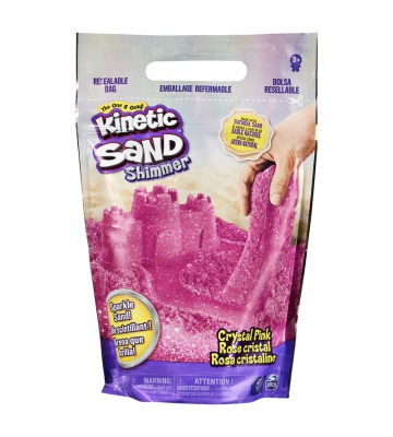 Kinetic Sand pakiranje sjajnog ružičastog pijeska 0,9 kg