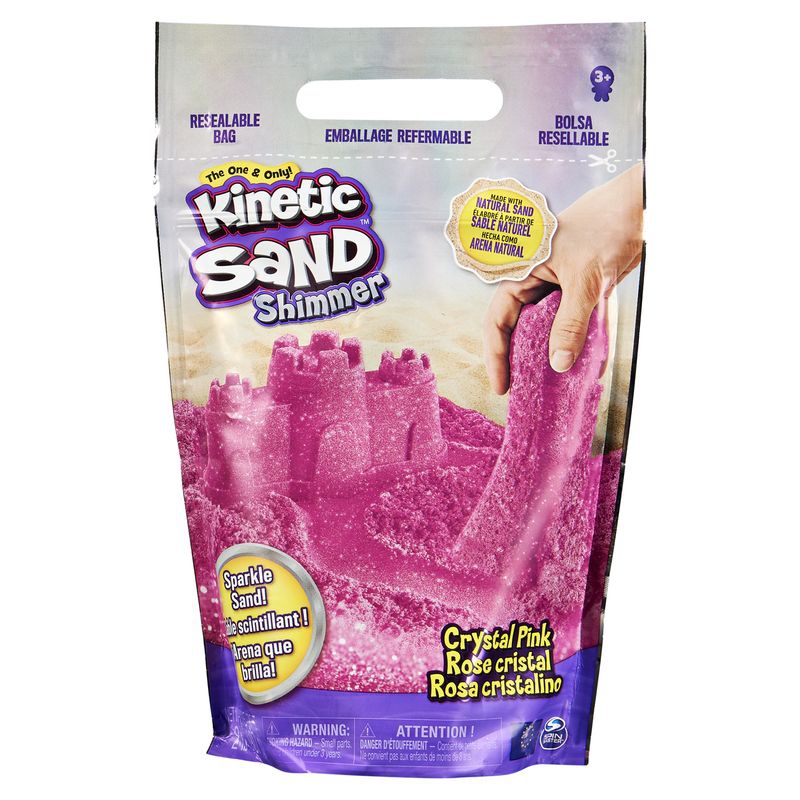 Kinetic Sand pakiranje sjajnog ružičastog pijeska 0,9 kg