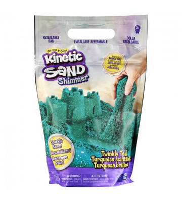 Kinetic Sand paket svjetlucavog tirkiznog pijeska 0,9 kg