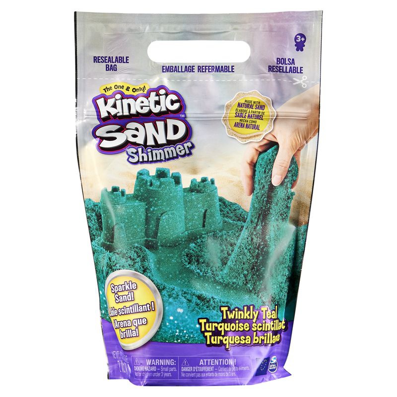 Kinetic Sand paket svjetlucavog tirkiznog pijeska 0,9 kg