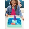Kinetic Sand kutija s podlogom plavo