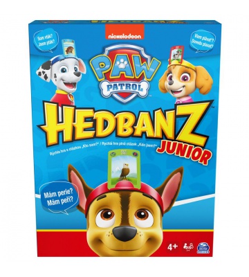 Spin Master Games društvena igra zagonetki Hedbanz Paw Patrol Junior